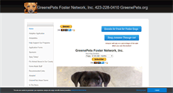Desktop Screenshot of greenepets.org